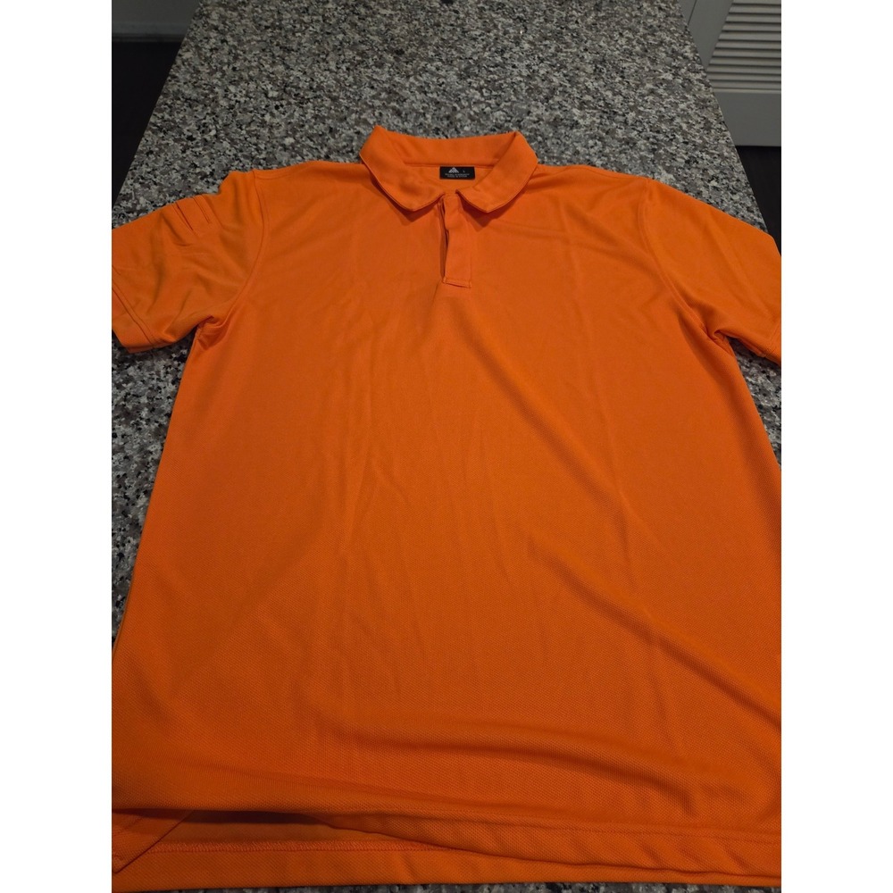 AR Orange‎ Performance Short Sleeve Polo Shirt Mens Large ZT1440 Utility Pocket